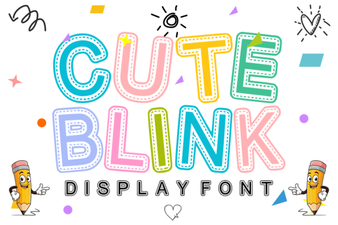 Cute Blink Fonts for Modern Web Design