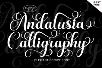 Elevate Projects with Andalusia Calligraphy Font